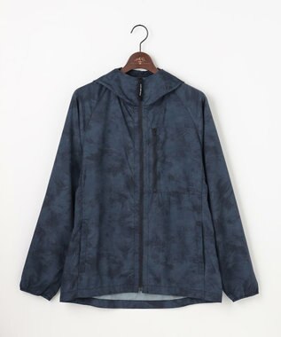 JOSEPH ABBOUD MOUNTAIN 【ストレッチ/軽量/ECO撥水/ポケッタブル】エンボスストレッチ パーカー ネイビー系5