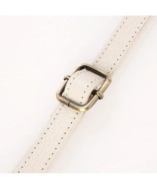 UNBILLION アトランタ ATLANTA / 牛革BOX型ウォレットショルダー アイボリー