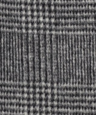 ANY 【防風裏地】カシミヤブレンドコート グレンチェック