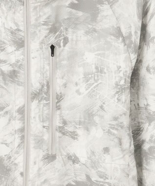 JOSEPH ABBOUD MOUNTAIN 【ストレッチ/軽量/ECO撥水/ポケッタブル】エンボスストレッチ パーカー ライトグレー系5