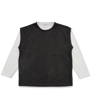 WEGO フェイクスウェードベストT（LS） ダークグレー