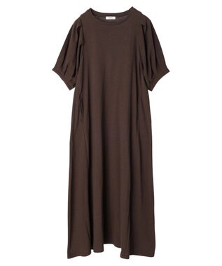 earth music&ecology Ａラインカットワンピース Brown
