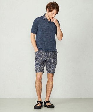 JOSEPH ABBOUD MOUNTAIN 【UNISEX】クールスキンガードポロシャツ ネイビー系