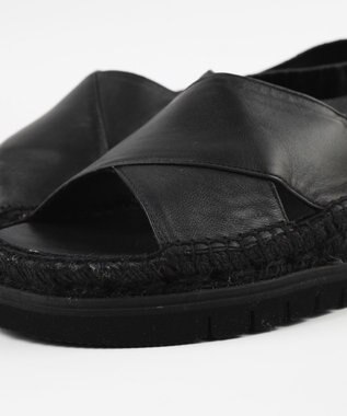 gaimo 【GAIMO/ガイモ】クロスベルトサンダル/ISA-RS ブラック