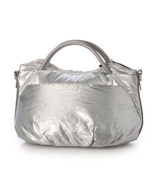 UNBILLION カシュカシュ cachechche / ソフトメタリック2wayミニトート シルバー