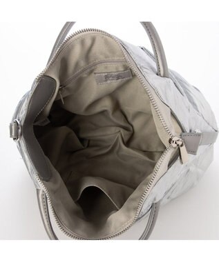 UNBILLION カシュカシュ cachechche / ソフトメタリック2wayミニトート シルバー