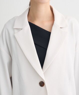 Green Parks ・ＥＬＥＮＣＡＲＥ　ＤＵＥ　袖コード刺繍ジャケッ Ivory