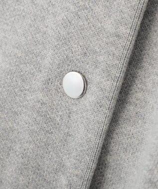 AMERICAN HOLIC Wフェイスラウンドヘム ラグランニットカーディガン Gray Mixture