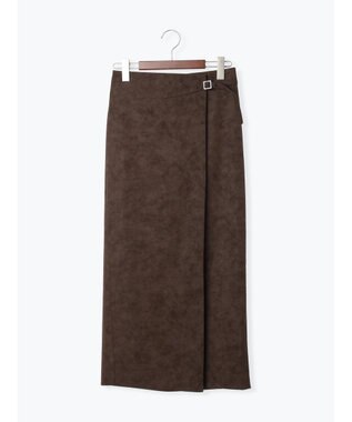 Te chichi エコスエードベルテッドスカート《2025Autumn catalog vol.2 item》 ブラウン
