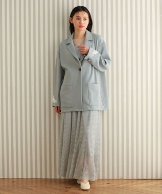 Green Parks ・ＥＬＥＮＣＡＲＥ　ＤＵＥ　袖コード刺繍ジャケッ Mint