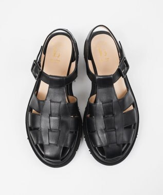 BONTRE 【LucaGrossi/ルカグロッシ】タンクソールグルカサンダル/H024S DTAL-US ブラック