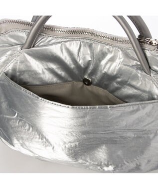 UNBILLION カシュカシュ cachechche / ソフトメタリック2wayミニトート シルバー