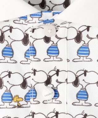 23区GOLF 【PEANUTS】【MEN】スヌーピーコラボ 総柄ポロシャツ ホワイト系5