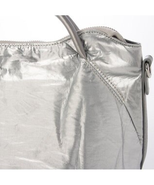 UNBILLION カシュカシュ cachechche / ソフトメタリック2wayミニトート シルバー