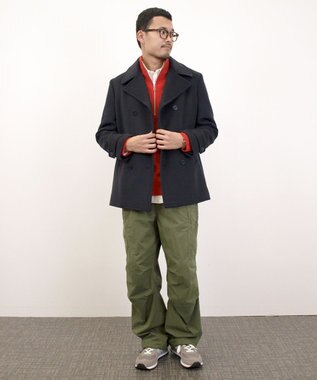 J.PRESS YORK STREET 【UNISEX】メルトン ピーコート ネイビー系