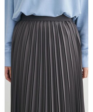 Green Parks プリーツスカート Dark Gray