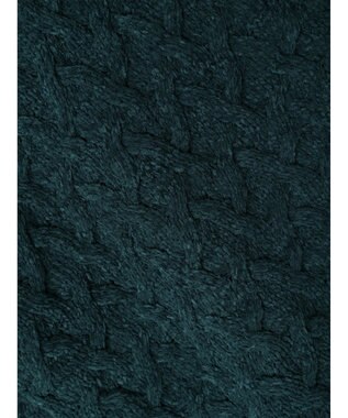 CRAFT STANDARD BOUTIQUE 洗えるモールケーブルニットチュニック Green