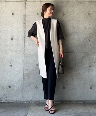 UNFILO ハイネッククロップドTシャツ グレー