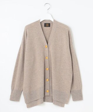 J.PRESS LADIES 【120周年企画・洗える】CASHMERE BLEND カーディガン ベージュ系