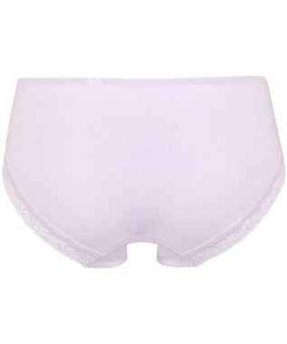 Wing ショーツ 【後ろ姿きれいブラ】 KB2718とペア 綿混素材(身生地部) アウターにひびきにくい（バック裾） はきこみ丈あさめ KF2818 ウイング／ワコール パープル