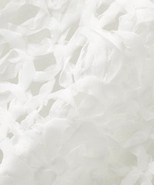 23区 【GOLD LABEL】オーガンジーテープエンブロイダリー ブラウス ホワイト系