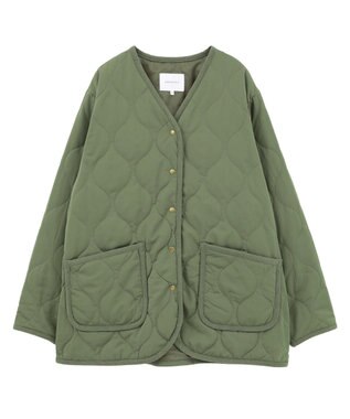 AMERICAN HOLIC キルティングブルゾン Khaki