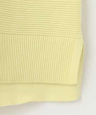 J.PRESS LADIES 【洗える】 ハウストンオーガニック ニット 黄緑系