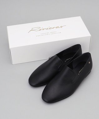 GOTAIRIKU Rivieras_スリッポン_スムース ブラック系