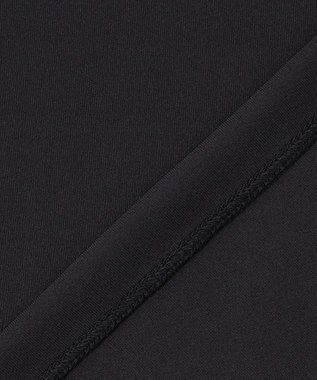 UNFILO BEAUTY FORM JERSEY Light キーネックトップス ブラック