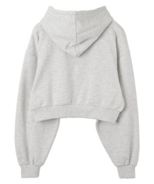 WEGO ガールプリントプルパーカー 杢グレー