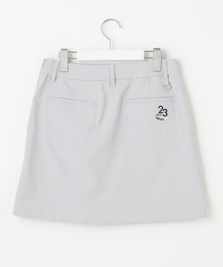 23区GOLF 【WOMEN】スケトラドビーストレッチ 台形 スカート ライトグレー系