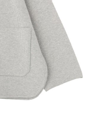 AMERICAN HOLIC Wフェイスラウンドヘム ラグランニットカーディガン Gray Mixture