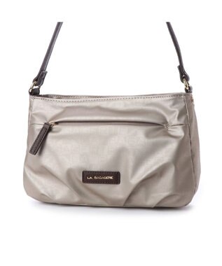 LA BAGAGERIE MONOGRAMME ポシェット ゴールド