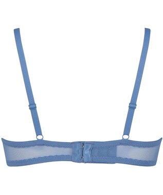 Wing 【マッチミーブラ】　ノンワイヤー　ブラがわたしに合わせてくれる　しめつけない快適な着用感　ウイング／ワコール　KB2070 ブルー