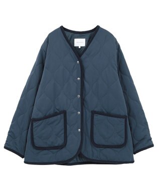 AMERICAN HOLIC キルティングブルゾン Navy