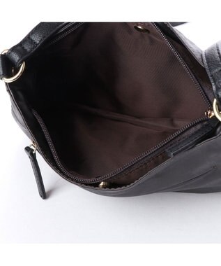 LA BAGAGERIE MONOGRAMME ポシェット ガンメタリック