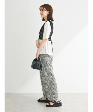 Green Parks ・ＥＬＥＮＣＡＲＥ　ＤＵＥ　バックレースアップビスチェ Black