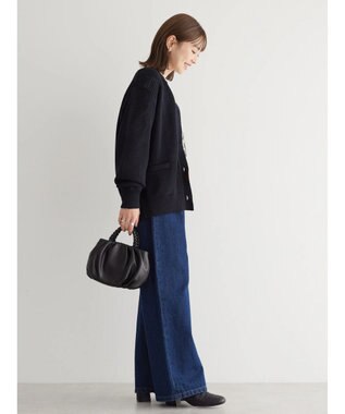 AMERICAN HOLIC エコカルットクルーネックカーディガン Navy