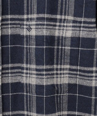 JOSEPH ABBOUD 【オーガニックコットン】ビッグチェック フランネルシャツ ネイビー系4