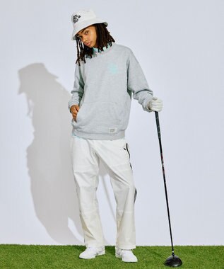 PW CIRCULUS 【MEN】アニマルグラフィックスウェット ゴルフ グレー系