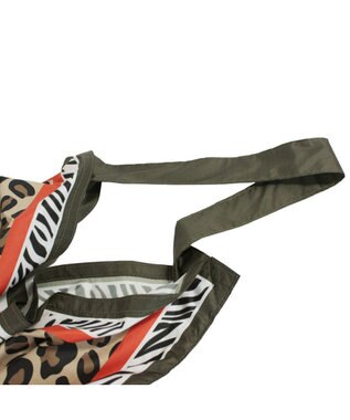 ROOTOTE 3664【エコバッグになるチャームトート】LT.トール.スカーフ-A 05：レオパード