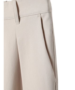 Green Parks ワンタックカーヴィーパンツ Light Beige