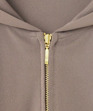 組曲 【WEB限定】ラッシュガード ペプラムパーカー モカグレー系