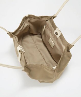 TOPKAPI 【TREASURE TOPKAPI】ナイロン センターベルト トートバッグ　A4 / 軽量 / 肩掛け グレージュ