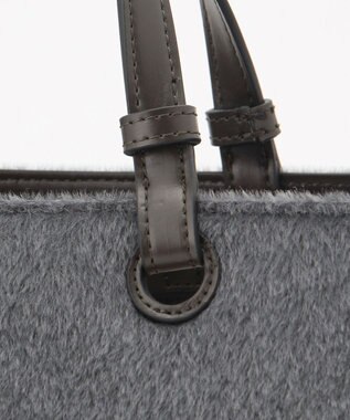 自由区 【SHIHOさん着用】ハラコライクミニ バッグ グレー