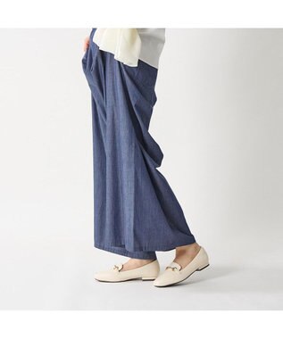 MODE ET JACOMO <noyau>スクエアトゥビット付きヒールローファー アイボリー