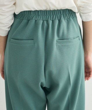 Green Parks ・Ｐｅｔｉｔ　Ｆｌｅｕｒ　タックテーパードパンツ Green
