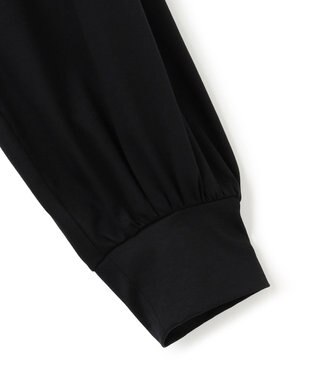 23区 S 【洗える】ハイネック フォルム ロングTシャツ ブラック系