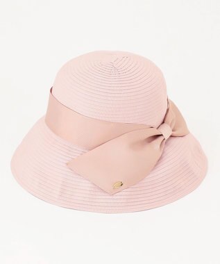 TOCCA 【UV95%以上カット・吸水速乾・抗菌防臭・洗える・サイズ調整可】GROSGRAIN RIBON HAT 帽子 ピンク系