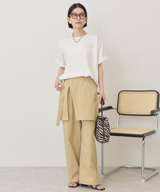 AMERICAN HOLIC 裾ラウンドＴシャツ Off White